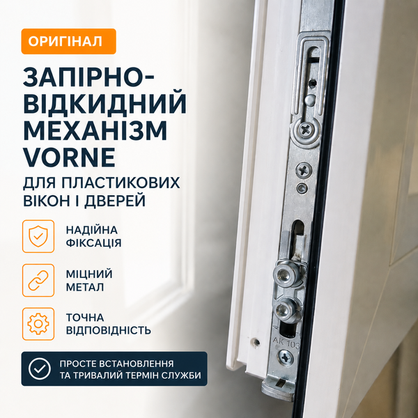 AK103 Нижній запірно-відкидний механізм Vorne 150 мм V.0701.0102 фото